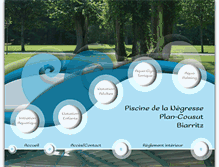 Tablet Screenshot of piscine-biarritz.com